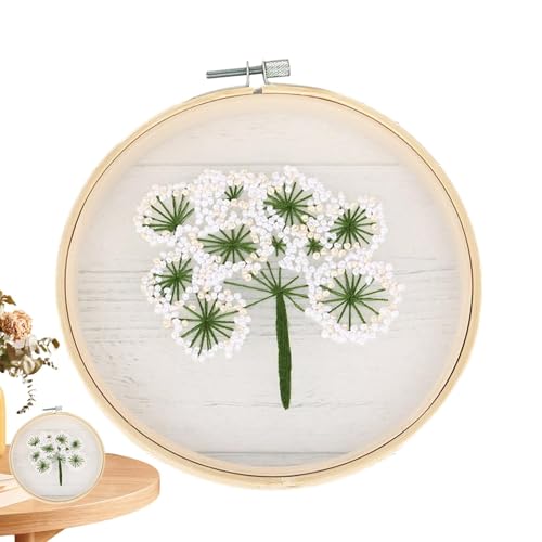 Blumenstickerei Set, Stickset für Anfänger, Blumenstickerei Muster Praxis Set | Stofffäden, Nadeln, Handstickbedarf für Anfänger Experten Blumenstickerei Set, Stickset für Anfänger, Blumenstickerei Muster Praxis Set | Stofffäden, Nadeln, Handstickbedarf für Anfänger Experten von Générique