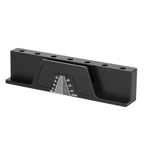 Bohreraufbewahrung, Bohrer-Organizer | 6,35 mm Kantenschneider-Organizer, 7-Loch-Bohrer-Endbearbeitungshalterung, magnetischer Kantenschneider-Organizer aus Aluminiumlegierung für den Bohreraufbewahrung, Bohrer-Organizer | 6,35 mm Kantenschneider-Organizer, 7-Loch-Bohrer-Endbearbeitungshalterung, magnetischer Kantenschneider-Organizer aus Aluminiumlegierung für den von Générique