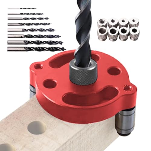 Bohrführung für gerade Löcher, tragbare Bohrführung, High Strength Tools – Handwerkzeug-Set mit 6/8/10 mm Holzbearbeitungszubehör für Fabrikat Bohrführung für gerade Löcher, tragbare Bohrführung, High Strength Tools – Handwerkzeug-Set mit 6/8/10 mm Holzbearbeitungszubehör für Fabrikat von Générique