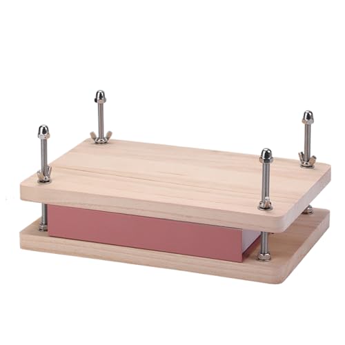 Book Binding Press, Book Press BookBinding, Buchbinder-Set aus Holz – Handgemachtes Buchmacher-Werkzeug für Studenten, Lehrer oder Handwerksliebhaber Book Binding Press, Book Press BookBinding, Buchbinder-Set aus Holz – Handgemachtes Buchmacher-Werkzeug für Studenten, Lehrer oder Handwerksliebhaber von Générique