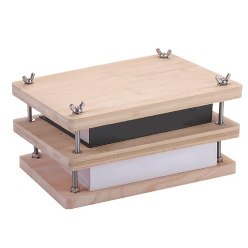 Book Binding Press, Book Press BookBinding Set Buchbinder-Set aus Holz, tragbares Buchhandbuch Werkzeug für Schüler, Lehrer oder Handwerksliebhaber Book Binding Press, Book Press BookBinding Set Buchbinder-Set aus Holz, tragbares Buchhandbuch Werkzeug für Schüler, Lehrer oder Handwerksliebhaber von Générique
