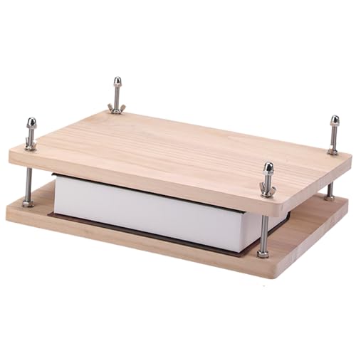 Bookbinding Press, Book Binding Press Buchbinder-Set aus Holz, tragbares Buchbinderwerkzeug für Schüler, Lehrer oder Handwerksliebhaber Bookbinding Press, Book Binding Press Buchbinder-Set aus Holz, tragbares Buchbinderwerkzeug für Schüler, Lehrer oder Handwerksliebhaber von Générique