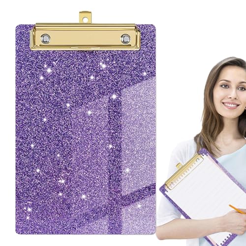 Briefbeschwerer für Niedliche Briefbeschwerer | Glitzernde Briefbeschwerer, Briefbeschwerer für niedriges Profil, schick und leicht, A6 Brief Format, mit Metallclip, für Studenten, Lehrer, Frauen, Briefbeschwerer für Niedliche Briefbeschwerer | Glitzernde Briefbeschwerer, Briefbeschwerer für niedriges Profil, schick und leicht, A6 Brief Format, mit Metallclip, für Studenten, Lehrer, Frauen, von Générique