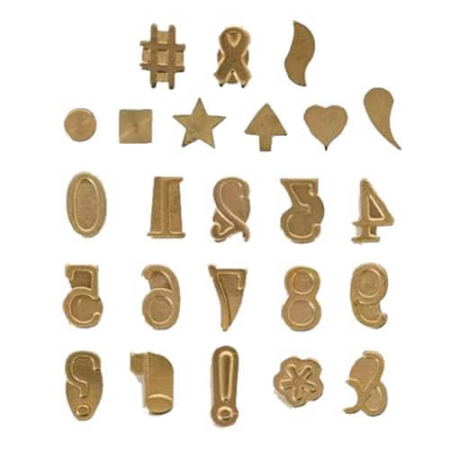 Briefmarken aus Holz – Heißstempel für Holzverbrennungswerkzeug | Tipps zum Verbrennen von Holz | Heißstempelwerkzeug | Werkzeug zum Verbrennen von Holz aus Kupfer, Prägeset für B Briefmarken aus Holz – Heißstempel für Holzverbrennungswerkzeug | Tipps zum Verbrennen von Holz | Heißstempelwerkzeug | Werkzeug zum Verbrennen von Holz aus Kupfer, Prägeset für B von Générique