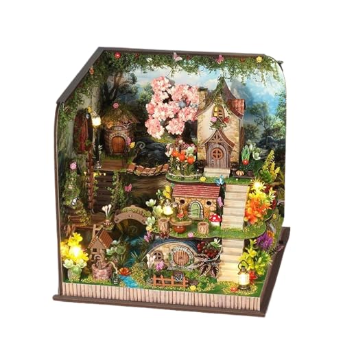 Buchecken-Set, handgefertigte kleine Häuser, Erwachsene kreative Tischdekoration, Anzeige der Bibliothek für Schlafzimmer, Urlaub, Zuhause, Dekoration, Buchecken-Set, handgefertigte kleine Häuser, Erwachsene kreative Tischdekoration, Anzeige der Bibliothek für Schlafzimmer, Urlaub, Zuhause, Dekoration, von Générique