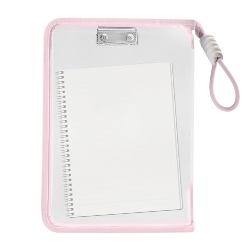 Buchhülle – transparente Tasche für Klassenzimmer, Aufbewahrung, Schutz für Notizbuch, Dokumente, Bürobedarf und Klassenzimmer von Générique