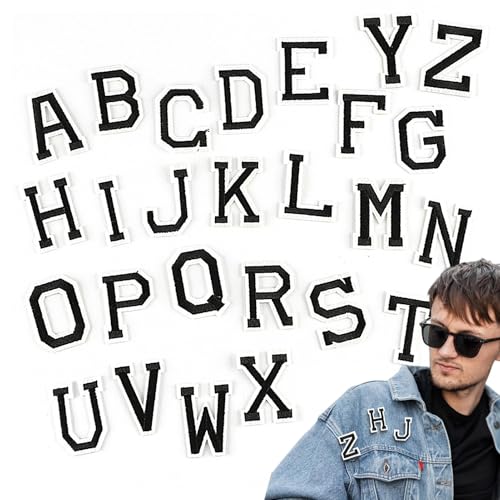 Buchstaben-Patches zum Aufbügeln, Buchstaben-Patches | Aufkleber für Buchstaben 26 – Aufnähen von bestickten Patches, zum Aufbügeln auf Alphabet-Buchstaben, kreative elegante Alphabet-Aufkleber für Buchstaben-Patches zum Aufbügeln, Buchstaben-Patches | Aufkleber für Buchstaben 26 – Aufnähen von bestickten Patches, zum Aufbügeln auf Alphabet-Buchstaben, kreative elegante Alphabet-Aufkleber für von Générique