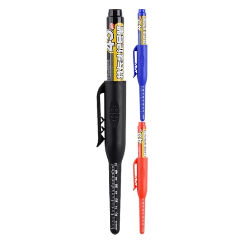 Build-Marker-Stift – Erreichen Sie Permanentmarker | Langer Kopf Tief Marker | Wasserfeste Tiefenreichweitenmarker, Marker mit langer Nase, Filzspitze, Fi-Stift von Générique