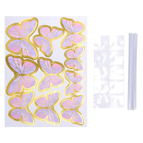 Butfly Cupcake Toppers – Butterfly Cupcake Dekoration | Elegante Schmetterlinge Cupcake Topper aus Papier, Hochzeitsdekoration Butterfly Topper, verwendet in der Abschlussfeier, Butfly Cupcake Toppers – Butterfly Cupcake Dekoration | Elegante Schmetterlinge Cupcake Topper aus Papier, Hochzeitsdekoration Butterfly Topper, verwendet in der Abschlussfeier, von Générique
