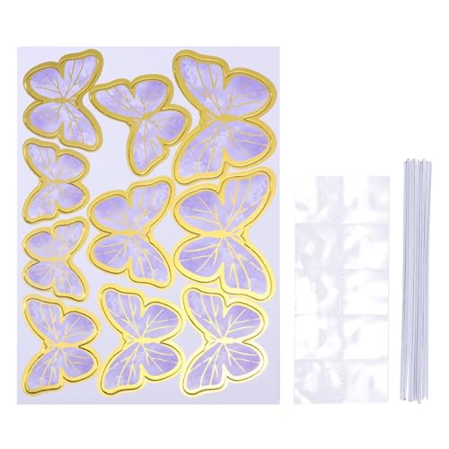 Butfly Cupcake Toppers – Butterfly Cupcake Dekoration | Elegante Schmetterlinge Cupcake Topper aus Papier, Hochzeitsdekoration Butterfly Topper, verwendet in der Abschlussfeier, Butfly Cupcake Toppers – Butterfly Cupcake Dekoration | Elegante Schmetterlinge Cupcake Topper aus Papier, Hochzeitsdekoration Butterfly Topper, verwendet in der Abschlussfeier, von Générique