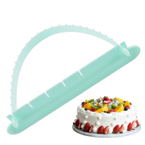 Cake Smoother – Cake Arc Ruler | Fondant Cake Arc | Curved Baking Tool Candy Decoration | Cake Dividing Mark For Women Cream Enthusiasts Beginners Professionals Daily Use Home Kitchen Chocolate Bakers von Générique