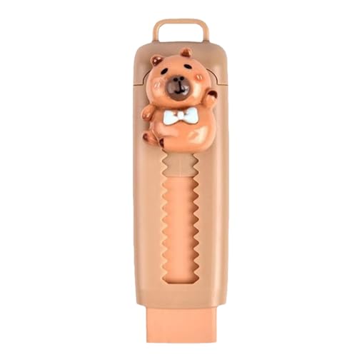 Capybara einziehbare Eraser, einziehbare Radiergummis, Karikatur Carito Karikatur die Reihe von Kunst, Löschen für Schule Push-Pull, niedliche Verschwender Capybara von Générique