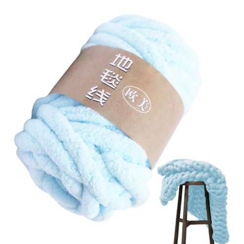 Chenille-Garn | Häkelgarn | Weiche Garne zum Häkeln, Bulky Yarn für kunky Blankets, Fuzzy Polyester Garn für Hats, Schuhe, Handschuhe, Häkelbedarf, Wollbälle für Bastelarbeiten von Générique
