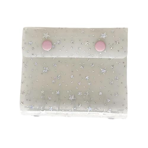 Clear Binder – Transparenter Binder | Clear Page Protectors | Star Pattern Card Storage Protektoren für Geldscheine, Karten, Empfänger, Journal, Lehrer, Studenten, Manager, Projektmanager von Générique