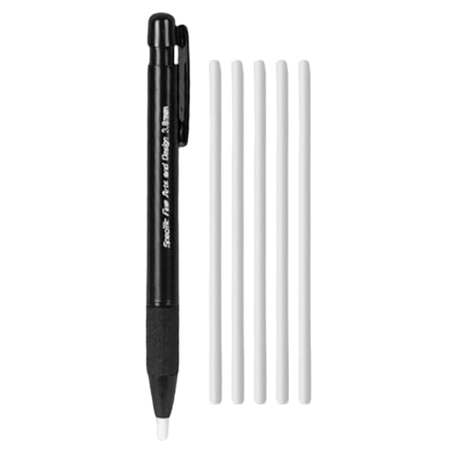 Click Erasers einziehbar, Künstlerzeichnung, einziehbarer Eraseraser-Stift, 3,8 mm dünne Spitze mit 5 Nachfüllungen für Künstler, Drafting Arbeiten und Kindersketching, 0,15 x 4,33 Zoll von Générique