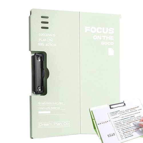 Clip Board – Horizontale Briefbeschwerer, Aufbewahrungsmappe für Restaurant | Vielseitiger rechtlicher Notizblockhalter, A4 Notizblock-Organizer im Briefformat, langlebige Briefbeschwerer für L von Générique