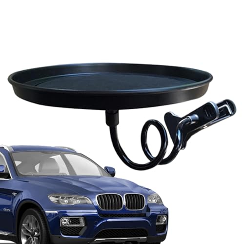 Clip Tray for Car | Fixed clip on the holder of accessories easy to install 360 degree rotatable with adjustable clip width table, bookboard, home von Générique