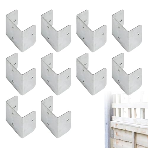 -Clips | U-Befestigung aus Metall zur Befestigung, rostfreie Befestigung mit mehreren Winkeln – Material für Bauernhof, Bank und Garten von Générique