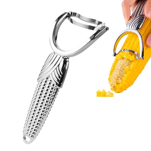 Corn Peeler – Kernentferner | Mais auf dem Strip- | Kernhandbuch mit ergonomischem Griff | COB-Löser | Küchengerät für Mütter und Köche Corn Peeler – Kernentferner | Mais auf dem Strip- | Kernhandbuch mit ergonomischem Griff | COB-Löser | Küchengerät für Mütter und Köche von Générique
