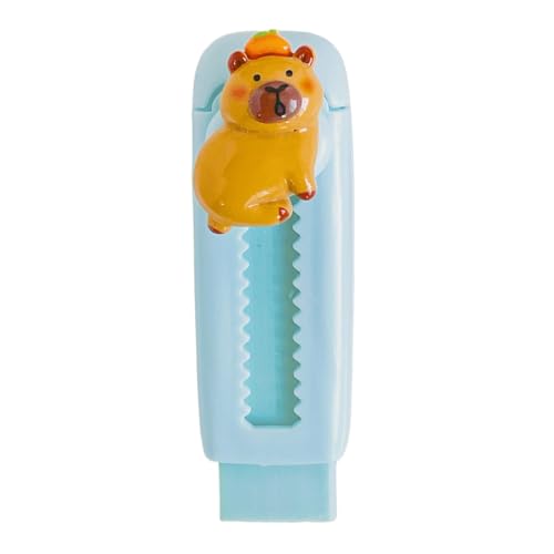Cute Eraser Sliding einziehbar, Soft Cute Erasers, Art Erasers, Small Sliding Erasers for Planer, Capybara Retractable Pencil Eraser for Students Kids Drawing Painting Writing von Générique