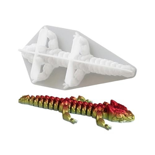 DIY Resin Gießform Silikonformen | Drachenform Seifengießform - Multifunktionale Epoxidharz Formen, Handgemachte Silikonharzform für von Générique