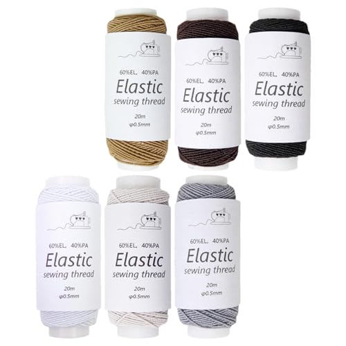 Dehnbare elastische Kordel, elastische Kordel für Armbänder – 6 Rollen dehnbare Schnur, elegante elastische Schnur, Set mit elastischen Kordeln, bequeme Perlenschnüre für die Herstellung Dehnbare elastische Kordel, elastische Kordel für Armbänder – 6 Rollen dehnbare Schnur, elegante elastische Schnur, Set mit elastischen Kordeln, bequeme Perlenschnüre für die Herstellung von Générique