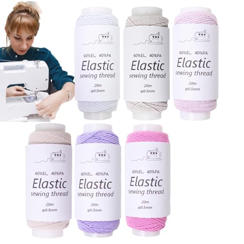 Dehnbare elastische Schnur, Kordeln und Fäden für Perlen – 6 Rollen dehnbare elastische Schnur – elastische Schnur für Schmuckherstellung, Perlenschnur für Armbänder, hohe Flexibilität Dehnbare elastische Schnur, Kordeln und Fäden für Perlen – 6 Rollen dehnbare elastische Schnur – elastische Schnur für Schmuckherstellung, Perlenschnur für Armbänder, hohe Flexibilität von Générique