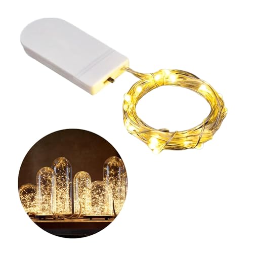 Dekorative Lichterkette – festliche LED-Lichterkette 1 m | Sternlichterkette aus Kupferdraht | Lichterkette für den Innenbereich für Weihnachten, Neujahr, Ostern, Geburtstag, St Dekorative Lichterkette – festliche LED-Lichterkette 1 m | Sternlichterkette aus Kupferdraht | Lichterkette für den Innenbereich für Weihnachten, Neujahr, Ostern, Geburtstag, St von Générique