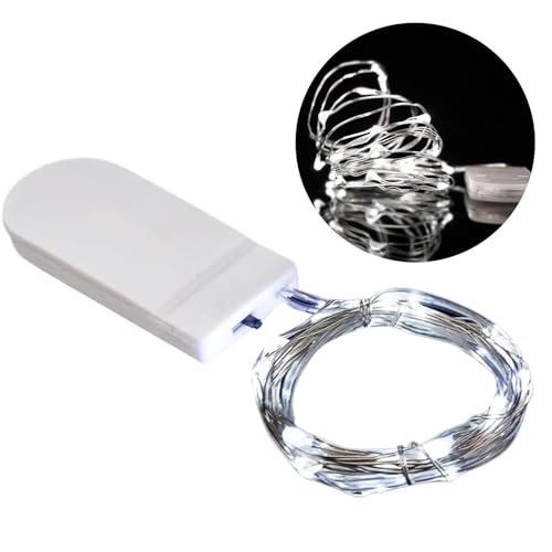 Dekorative Lichterkette – festliche LED-Lichterkette 1 m | Sternlichterkette aus Kupferdraht | Lichterkette für den Innenbereich für Weihnachten, Neujahr, Ostern, Geburtstag, St Dekorative Lichterkette – festliche LED-Lichterkette 1 m | Sternlichterkette aus Kupferdraht | Lichterkette für den Innenbereich für Weihnachten, Neujahr, Ostern, Geburtstag, St von Générique