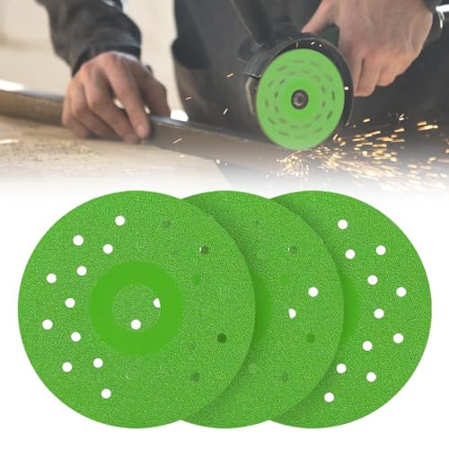 Diamant-Fliesenscheibe, Glastrennscheibe, 100 mm, Fliesen, Glasflaschenschnitt, geeignet für Kristall, Keramikfliesen, Jade, Marmor und Steinplatten (3 Stück) von Générique