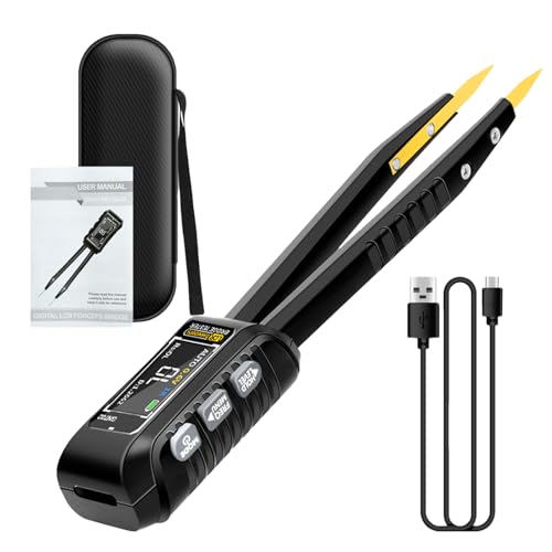 Digitale Pinzette, intelligenter SMD-Tester | digitaler automatischer Zählertester, SMD-Pinzette | hochpräziser Komponentenanalysator mit Affi-Komponentenerkennung von Générique