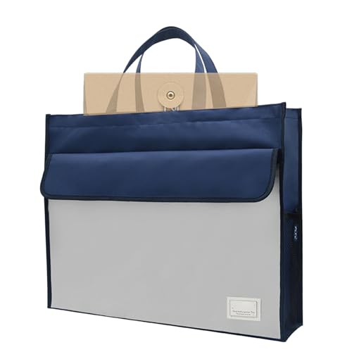 Dokumententasche – 48,5 x 12 x 38 cm – Dokumententasche | Aufbewahrungstasche für Dokumente | Aufbewahrungstasche A3 wasserdicht A3 | tragbar Oxford mit Reißverschluss von Générique