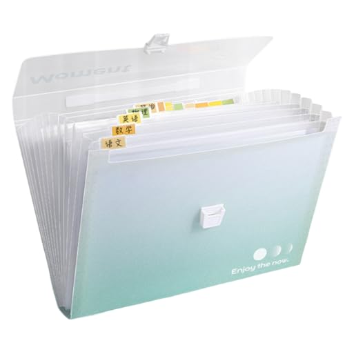Dokumententasche – Aktenbox für Dokumente | Halterung mit großer Kapazität für Papiere und Rechnungen, Bürozubehör für den Einsatz im Unternehmen zu Hause und im Klassenzimmer von Générique