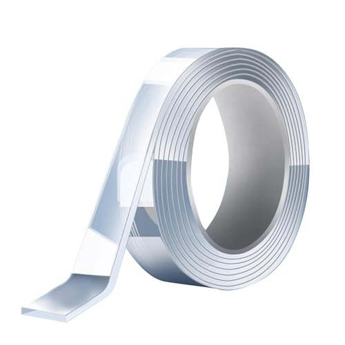 Doppelseitiges Klebeband, doppelseitig, robust, abnehmbar, wiederverwendbar, abwaschbar, hinterlässt keine Spuren, multifunktional, doppelseitig, rutschfest, für Glas, Kunststoff Doppelseitiges Klebeband, doppelseitig, robust, abnehmbar, wiederverwendbar, abwaschbar, hinterlässt keine Spuren, multifunktional, doppelseitig, rutschfest, für Glas, Kunststoff von Générique