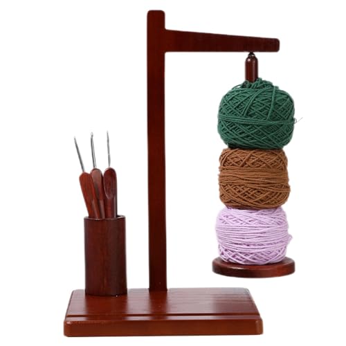 Drahthalter mit Haken, magnetischer Drahthalter, großer Drahtkugelhalter aus Holz – Zubehör für rutschfeste Haken, Spindelspender für Handwerk, magnetischer Drehmechanismus Drahthalter mit Haken, magnetischer Drahthalter, großer Drahtkugelhalter aus Holz – Zubehör für rutschfeste Haken, Spindelspender für Handwerk, magnetischer Drehmechanismus von Générique