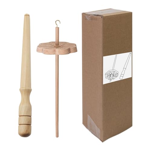 Drop Spindle, Top Whorl Yarn Spinner Wheel, Holz Sewing Supplies, Sturdy Hobby Craft Tools, Weaving Projects Accessory for Knitting, Hooking and Handcrafted Fiber Arts von Générique