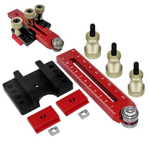 Dünne Rip-Führung für Holzbearbeitung, dünne Rip-Schablone für die Holzbearbeitung – Routertisch aus Aluminiumlegierung, RIP-Jig-Führung, Zubehör für Elektrowerkzeuge, Tischlerwerkzeuge für von Générique