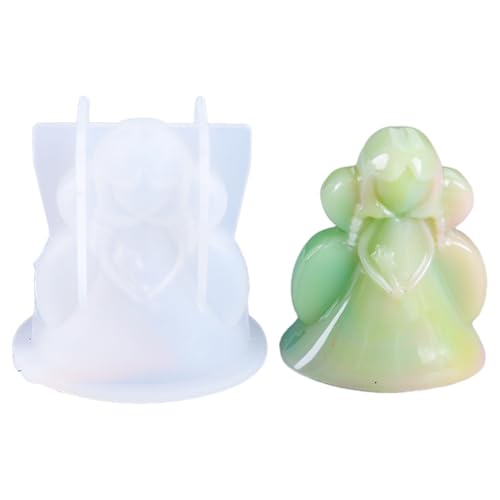 Eckharzform - 3D Engel Silikonform für Harz | Perfekt für die Herstellung von Duftkerzen, Seifen und Ornamenten, hochwertige Form für Harzkunst und B Eckharzform - 3D Engel Silikonform für Harz | Perfekt für die Herstellung von Duftkerzen, Seifen und Ornamenten, hochwertige Form für Harzkunst und B von Générique