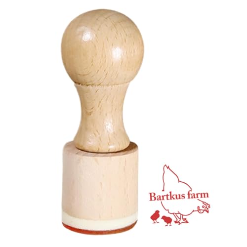 Eierstempel für frische Eier, Eierstempel für Hühnereier, Stempel für Hühnereier, Eierfarm, Gummi-Stempel | Multifunktionale frische Eiermarker, Stempelkissen von Générique