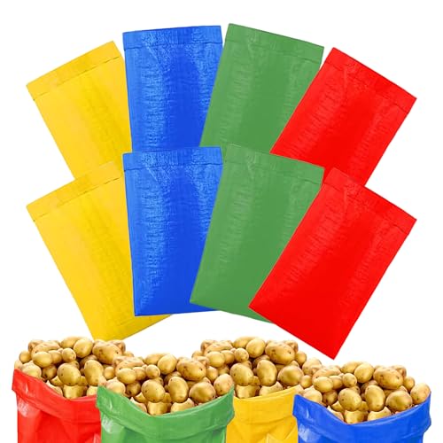 Einkaufstaschen aus Kartoffelsack für | 8 Stück Spiele im Freien Party | Spiele für Familientreffen Veranstaltungen im Freien Zubehör Party Aktivitäten Rasen Veranstaltungen Unternehmen Sport Commu von Générique