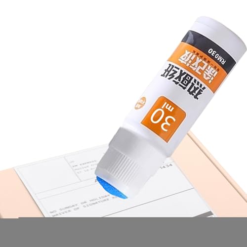 Eraser aus Thermopapier – Thermopapier Korrekturflüssigkeit | geeignete Thermo-Papierflüssigkeit mit Kugelschreiber, 55 ml/30 ml, Anti-Pilling-Design, manuelle Beseitigung von Eraser Eraser aus Thermopapier – Thermopapier Korrekturflüssigkeit | geeignete Thermo-Papierflüssigkeit mit Kugelschreiber, 55 ml/30 ml, Anti-Pilling-Design, manuelle Beseitigung von Eraser von Générique