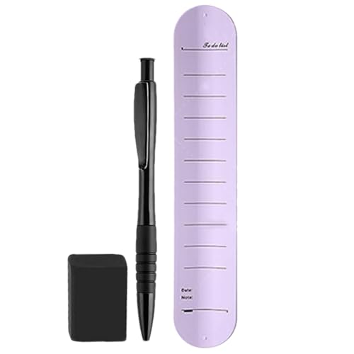 Erinnerungs-Slap-Armbänder, Gruppe von Memo-Armbändern | Hinweis das Armband mit Stift und Radiergummi, wiederverwendbares Armband aus Silikon, wasserdicht, für den Arbeitsplaner von tra Erinnerungs-Slap-Armbänder, Gruppe von Memo-Armbändern | Hinweis das Armband mit Stift und Radiergummi, wiederverwendbares Armband aus Silikon, wasserdicht, für den Arbeitsplaner von tra von Générique