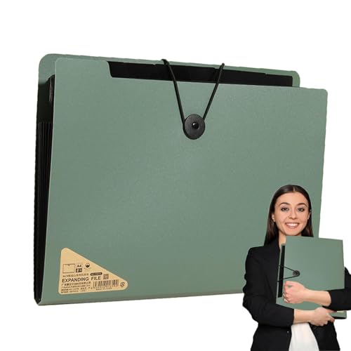 Erweiterbare Dateiordner, erweiterbare Dateitaschen – 13 Taschen für Ordner | Rechnungsbeleg-Organizer, Ordner mit Etiketten, A4-Dateien, Reisen von Générique