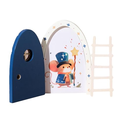 Fairy Door for Wall | Wood Cartoon Fairy House Door | Holiday Party Seasonal Decor Supplies for Thanksgiving Birthday School Room Offices Dormitory Apartment Weekday Party Decor Fairy Door for Wall | Wood Cartoon Fairy House Door | Holiday Party Seasonal Decor Supplies for Thanksgiving Birthday School Room Offices Dormitory Apartment Weekday Party Decor von Générique