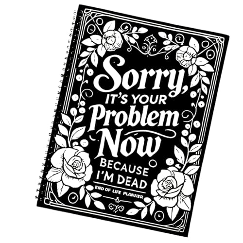 Final Wishes Binder – Vorbereitung auf das Lebensende – Legacy-Organizer-Tagebuch | Nachfolgeplanungsbuch mit Passwort, Grabplanungsführer, Ordner von Générique