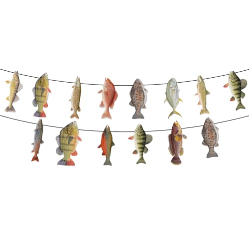 Fishing Decoration, Hangable Nautical Ornaments, Creative Photo Props for Fisherman Competition Tournament Remotion, Paper Material, 90 g, Lightweight, Easy to Display Fishing Decoration, Hangable Nautical Ornaments, Creative Photo Props for Fisherman Competition Tournament Remotion, Paper Material, 90 g, Lightweight, Easy to Display von Générique