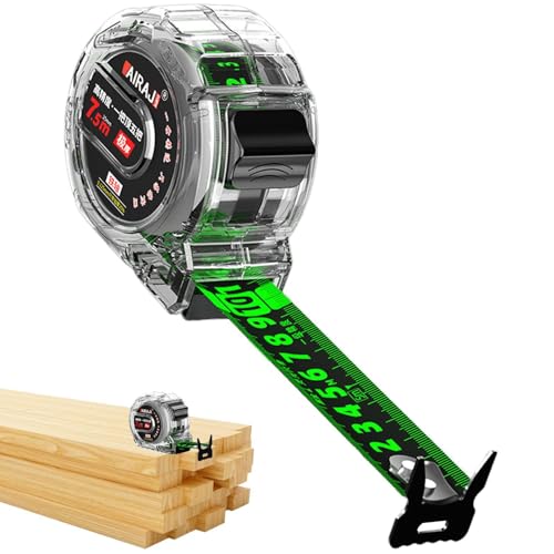 Fluoreszierendes Maßband | doppelseitiges Maßband 5 m/7,5 m/10 m | Maßband mit automatischer Verriegelung | Professionelles Präzisionsmessband | leicht lesbare Zahlen Fluoreszierendes Maßband | doppelseitiges Maßband 5 m/7,5 m/10 m | Maßband mit automatischer Verriegelung | Professionelles Präzisionsmessband | leicht lesbare Zahlen von Générique