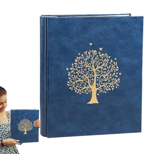 Fotobuch - Taschenbuch des Fotoalbums 18cm, großes Volumen-Memorybuch mit 400 Seiten | Fotoalbum mit Taschen, Abrasion Festival for School Travel Vacation - Dekoration für die Bibliothek u von Générique