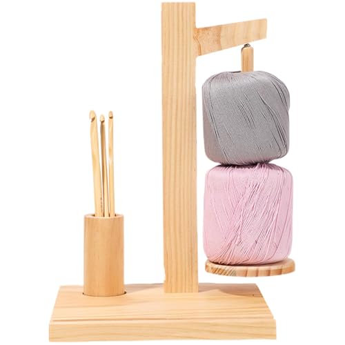Garnhalter für Häkeln, Garnhalter aus Holz | Magnetischer Garnhalter aus Holz | Drehbarer Garnspender zum Häkeln, Garnhalter rutschfest für Strickhäkeln, Drehgarn, Garnkugel Garnhalter für Häkeln, Garnhalter aus Holz | Magnetischer Garnhalter aus Holz | Drehbarer Garnspender zum Häkeln, Garnhalter rutschfest für Strickhäkeln, Drehgarn, Garnkugel von Générique