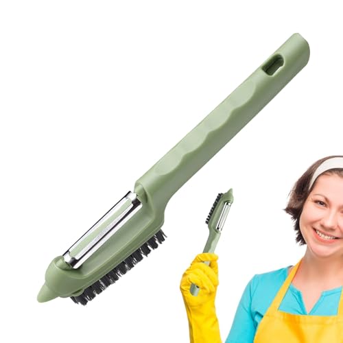 Gemüseschrubber für Lebensmittel, Kartoffelreiniger, Lebensmittelschäler, Kartoffelschäler, flexible Kartoffelbürste, Scheuerbürste für Kartoffeln, Scheuerbürste für Gemüse von Générique